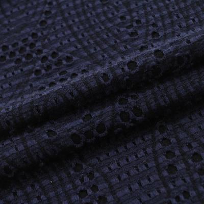 China High Quality Stretch Water Soluble Silk Polyester Brocade Fabric Knitting Jacquard For Tailoring Or Garment for sale