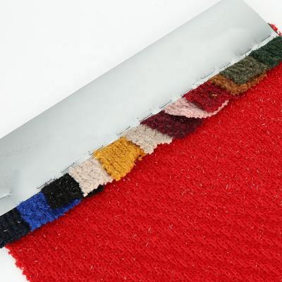 China New design fashional polyester yarn special hacci material Tear-resistant double knitting fabric 100% for sale