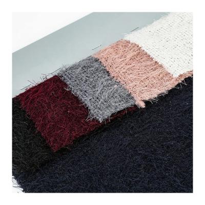 China Blackout China New Products Hot Selling Fancy Stretch Poly Mohair Knit Fabric For Knitwear for sale