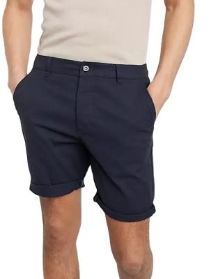 China Wholesale Custom Mens Fitness Windproof Shorts Slim Fit Chino Shorts Solid Color Mens Cargo Shorts Pants for sale