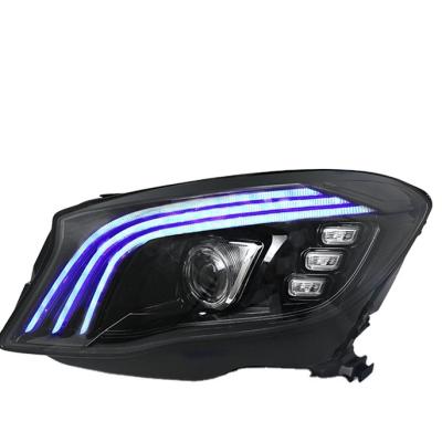 China Animation With Turn Signal Moving Car Styling Headlight For Benz GLA 200 260 Headlights 2016-2019 Head Lamp DRL LED Projector Lens Automotive Accessories for sale