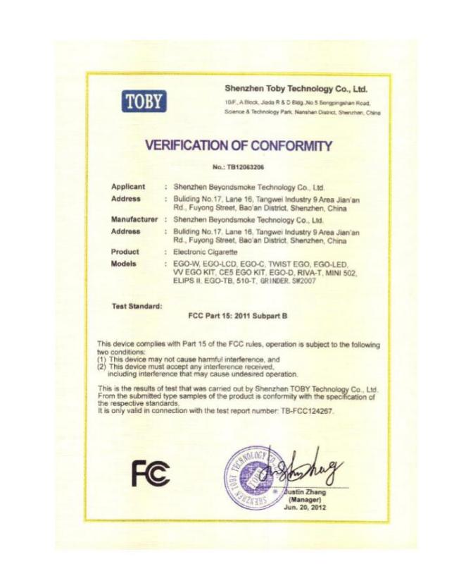 FCC - Shenzhen Vasipor Technology Co., Ltd.