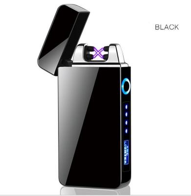 China Best Selling Dual Usb Electric Arc Lighter Touch Screen Arc Lighter Best Selling Dual Electronic Igniter With Power Quality Indicate for sale