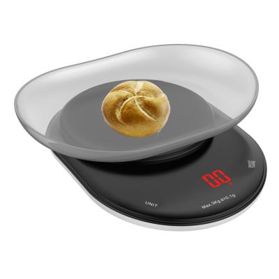 China With High-class Large Weight Tray New LED Screen Multifunctional Digital Food Kitchen Scale With Large Weight Tray for sale