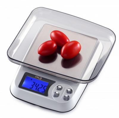 China Stable Performance Stainless Steel Precision Kitchen Pet Food Scale Portable Rechargeable Digital Spoon for sale