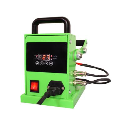 China Latest Herb Drying /Oil Extraction Portable Small Size 28* 19cm 1 Ton/2000lb Pressure Rosin Dab Heat Press Machine for sale