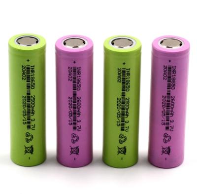 China Powerful 3.7v 2600mah Car Lithium Li-ion INR18650 2600mAh 5C 18650 Li Ion Battery Plastic Case Packs for sale