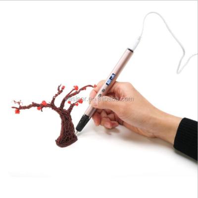 China Garment Shops Factory Supply Drawing Digital Pen Led Display Smart 3d Drawing Pen for sale