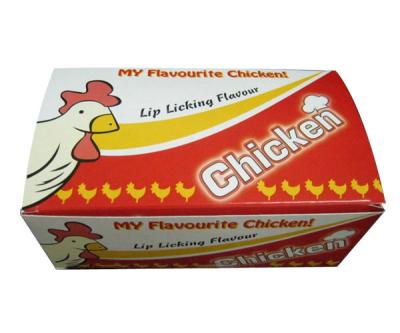 China Wenhua Recyclable Custom Cheap Paper Packaging Box For Sandwich, Fried Chicken, Chips for sale