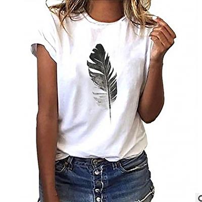 China 2021 summer breathable european fashional retro can print short-sleeve for women for sale