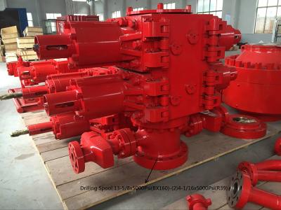 Chine obturateur d'éruption de Ram du double 7 1/16-5000PSI, COUP DE POING hydraulique dans l'industrie pétrolière à vendre