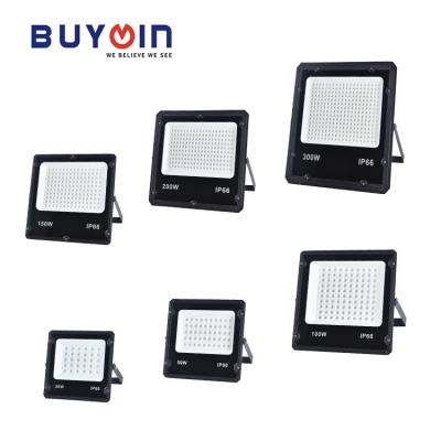 China Garden Floodlights 50W/100W/150W/200W/300W Die Cast Aluminum Outdoor Lighting Reflectores LED de Reflectores Multivoltaje AC85-265V IP66 for sale