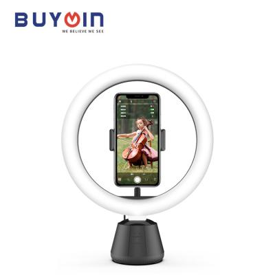 China Self Broadcasting/Remote Operation/YouTube/Upgrade Live Streaming Hotsales Face Tracking Latest TikTok Video Gimbal with 3 Modes Dimmable Fill Light 26CM Selfie LED Ring Light for sale