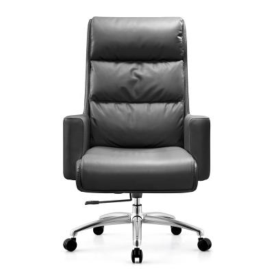 China Adjustable Office Chair Leather High Back (Height) Chair for sale