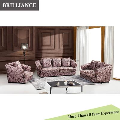 China Sofa Flower Sectional Fabric Color Combinations For Sofa Set Royal Sofa Set for sale