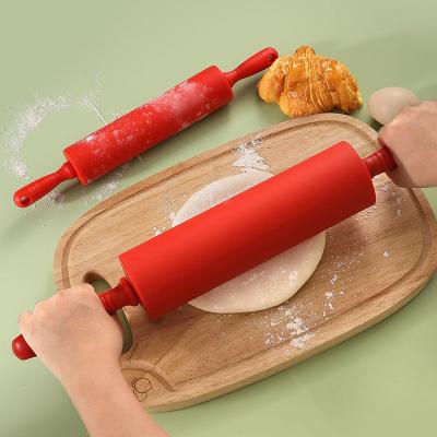 Chine Manivelle de broche à rouleaux en silicone non collant pour gâteau de cuisine à la maison à vendre