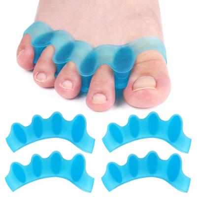 China Silikone toe-spanners voor de juiste teen, Silikone toe-separatoren voor bunions Te koop