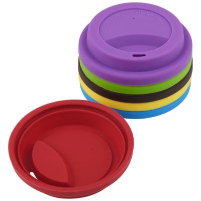 Chine Couvercle de boisson en silicone Couvercles de tasse anti-déversement Couvercles de tasse de café réutilisables Couvercles de tasse de café Couvercle de tasse chaude en silicone Couvercles de voyage à vendre