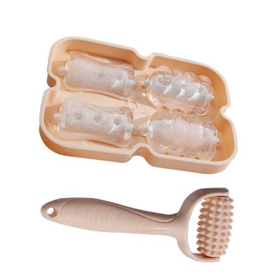 Chine Roller de glace cryothérapeutique pour le visage et les yeux Roller de massager de silicone pour le visage Bouffonnerie Migraine Soulagement de la douleur et des blessures mineures à vendre