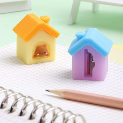 China Manual Pencil Sharpener Student Eraser Rubber Children Stationery For Student for sale