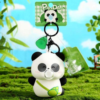 China Fashion Creative Silicone Keychain Cartoon Animal Pendant Key Ring for Women Kids Backpack for sale