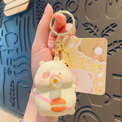 China Customized Cute Pendant Squishy Toys Silicone Keychain Non-Toxic for Kids and Adults for sale