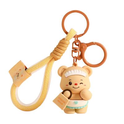 China Soft Silicone Cartoon Keychain For Girl Women Tastless Office/School/Personal for sale