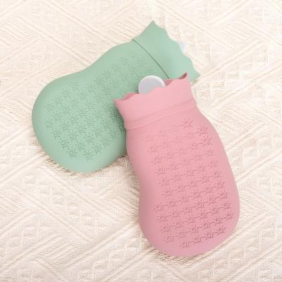 China 500ML Leakproof Hot Water Bottle Rubber With Soft Cover For Menstrual Bed Warming Hot And Cold Therapy Muscles Back Pain for sale