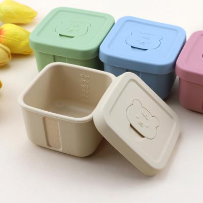 China Silikon-Kindernahrungsbehälter, 4 Oz wiederverwendbare kleine Snackbehälter Gefrierschrank mit luftdichten Deckeln undicht für Säuglinge Kinder Babys, Mikrowelle und Spülmaschine sicher zu verkaufen