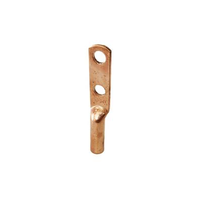 China Copper Double Holes Around Copper End Lugs Crimping Types Wire Lugs 50mm2 for sale