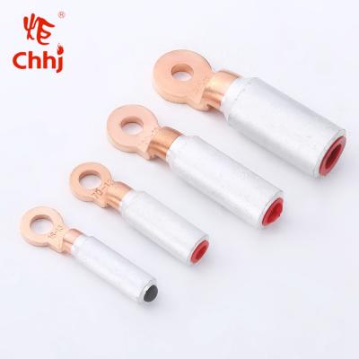 China Wire Connecting Type Hot Selling DTL-2 Bimetal Copper Aluminum Crimp Cable Lug Type for sale