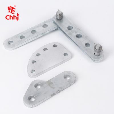 China Electric Power Tie Fitting Steel Yoke Plate For Line Hardware /Electric Power Hot Dip Galvanized Fittings for sale