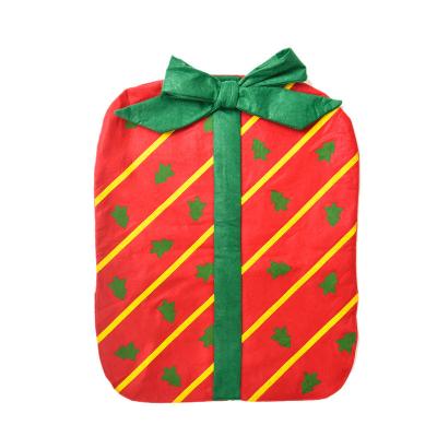 China Europe Christmas Decoration Bow Wrap Chair Cover for sale