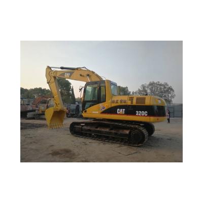 China Flexible used hydraulic crawler excavator  320C  high quality good working condition low price for sale. for sale