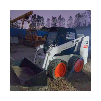 China Building Material Shops Used Small Skid Steer Loader Secondhand Bobcat S130 With Good Condition For Sale for sale