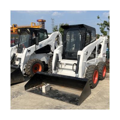 China Building Material Shops Used Mini Construction Machine Secondhand Skid Steer Loader Bobcat S160 With Working Hours for sale