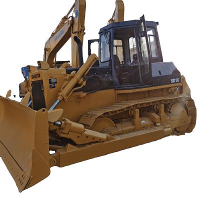 China Hotels Used Shantui SD16 Bulldozer Earth Moving Equipment in good condition with sale price for sale