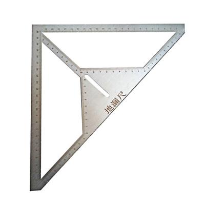 China New Floor Drain Ruler Tiler Tool Modern Multifunctional Stainless Steel Triangle Ruler for sale