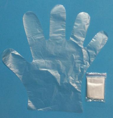 China Individual Packing Disposable Polythene Hand Gloves For Food Handling / Hair Dye for sale