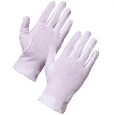 China White 100% Jersey Cotton Work Gloves For Industrial And Medical Use CE / ISO9001 for sale