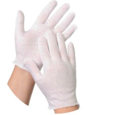 China Breathable Cotton Jersey Hand Protection Gloves With Men , Lady , Kid Size for sale