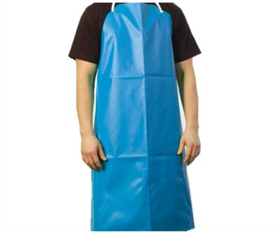 China Prenda impermeable industrial de los delantales de la seguridad de la seguridad del PVC, delantal azul de la prueba del chapoteo en venta