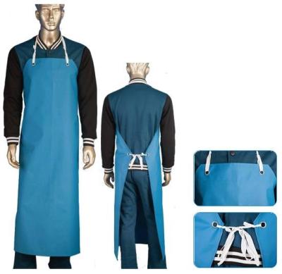 China Food Safe Heavy Duty Fish Cleaning Apron PVC Coated Nylon Fabric CE / ISO9001 for sale