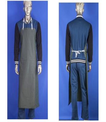 China Anti - Acid And Alkali Industrial Waterproof Aprons High Elasticity With PVC Film for sale