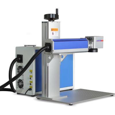 China 3D Deep marking machine for jewelry engraving and cutting 20W30W 50W split fiber laser marking machine Te koop