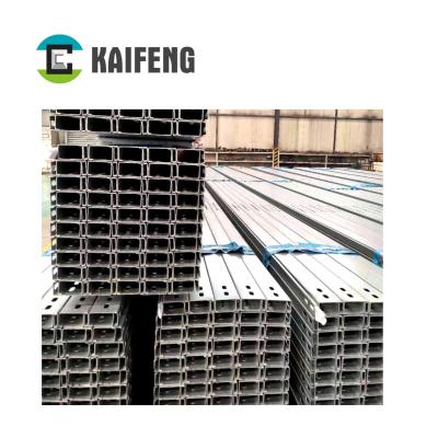 China High Quality Structural Steel C Channel U Section U Profile Galvanized For Export for sale