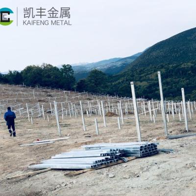 China Supporting other products factory supply high quality HDG solar panel structure for sale