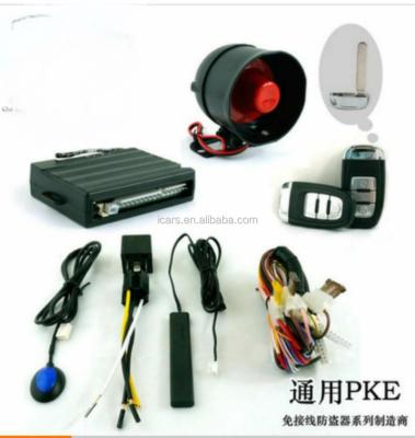 China Universal car security Systerms 2018 PKE car alarm system/PKE keyless car alarm for sale