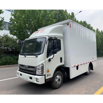 China Mobile exhibition stage truck for outdoor tour show electronic component mobile led display billboard trailer for sale