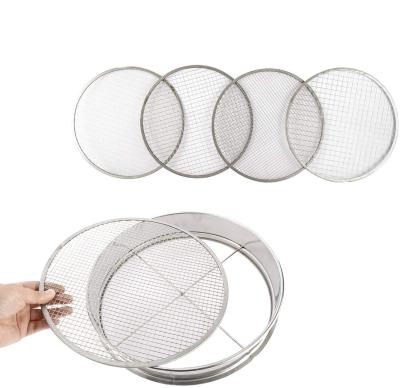 China Durable Standard Lab Test Sieves 200 Mesh 304 Stainless Steel Test Sieve Frame for sale